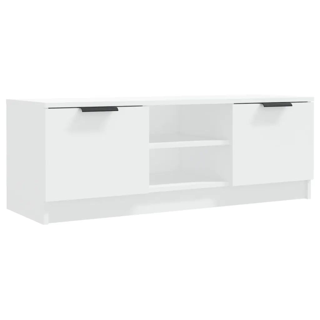Mobile Porta TV-Mobile per TV-Credenza TV Bianco 102x35x36,5 cm in Legno Multistrato