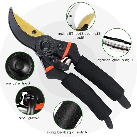 Scegli l'accessorio di taglio bypass con lama SK5 in acciaio per piante e legno fino a 30 mm di diametro