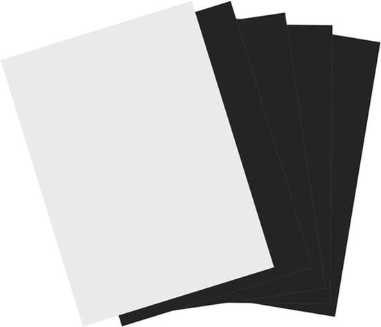 Afdrukbare Fotopapiermagneet Flexibile - Adatto per Stampanti Inkjet Comuni - Facile da Utilizzare - Adatto per Superfici in Acciaio - Adatto per Frigoriferi - 5 pezzi A4