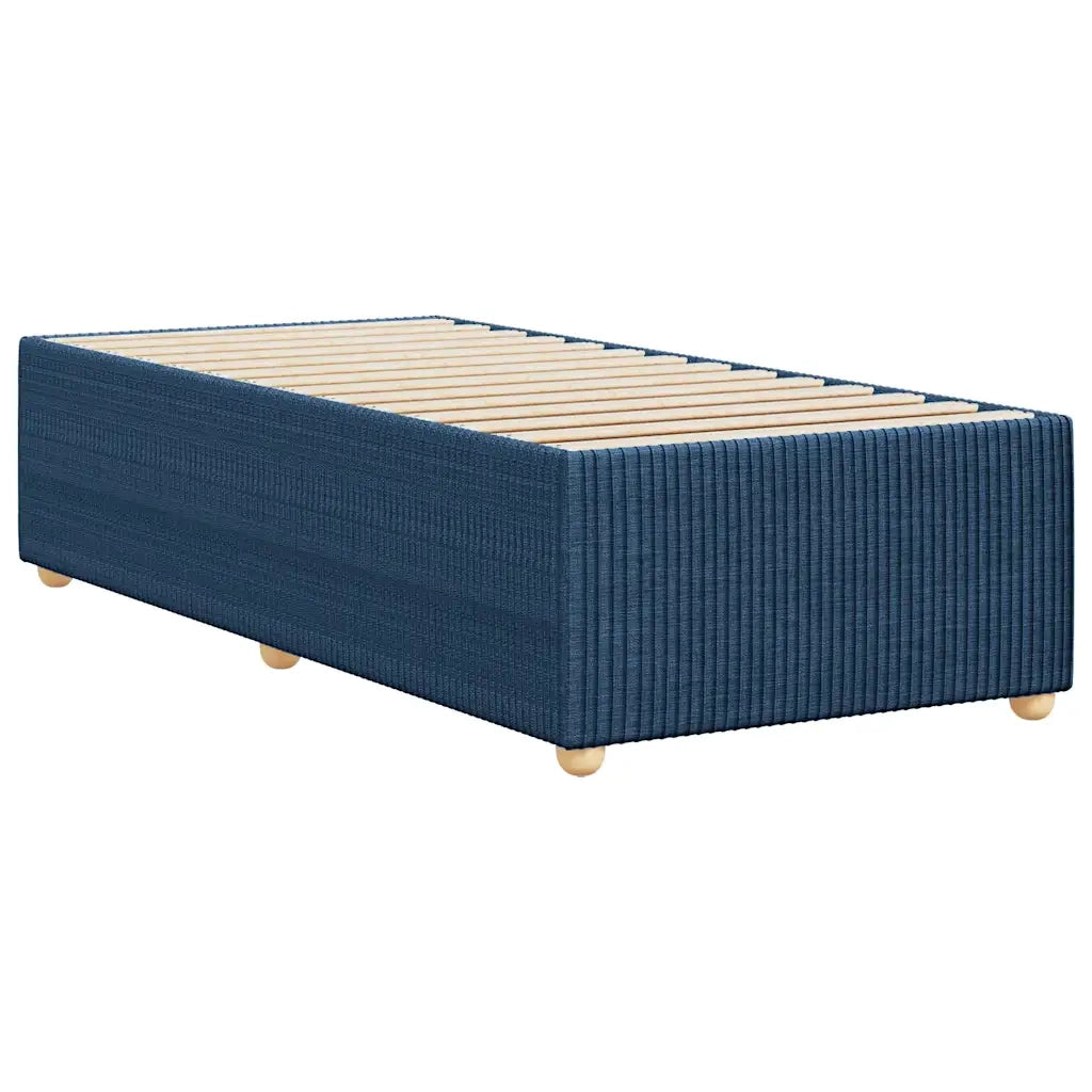 Giroletto senza Materasso Blu 100x200 cm in Tessuto