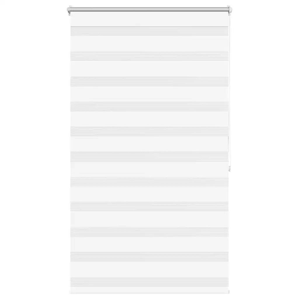 Tenda a rullo zebrata 100,9x175 cm Larghezza tessuto 96,7 cm bianco 240210