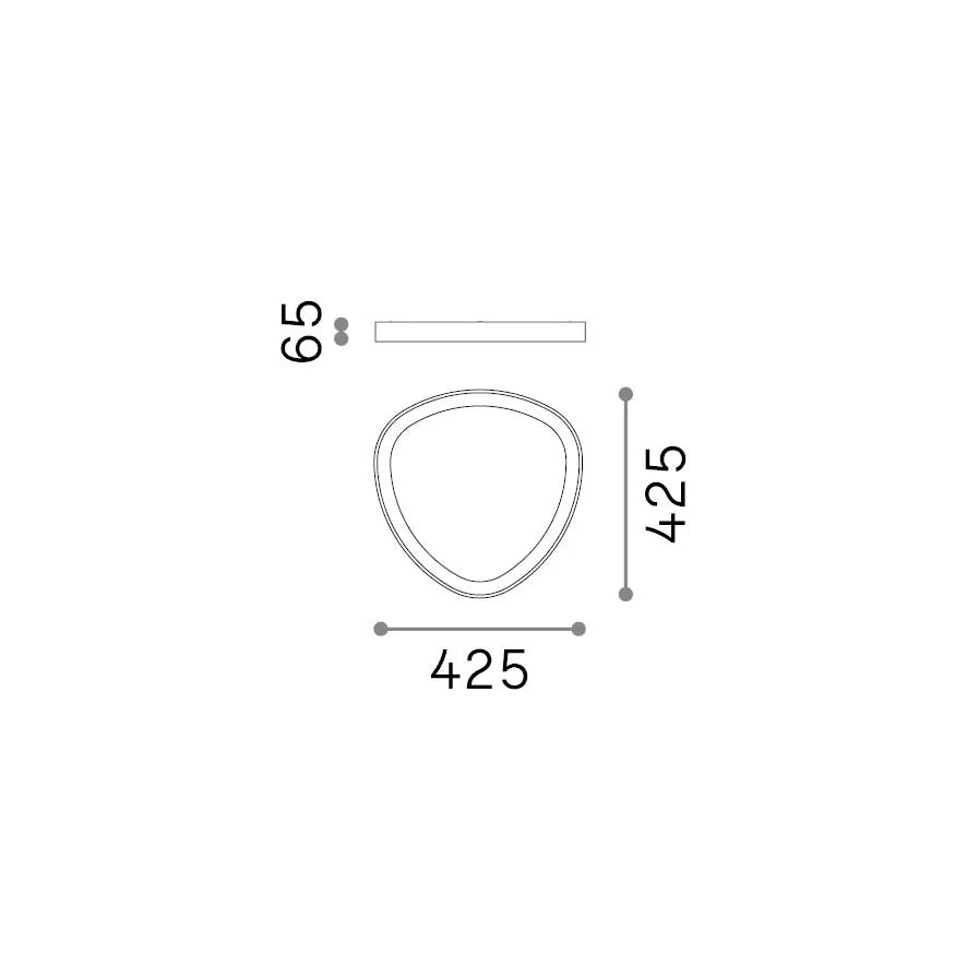 Plafoniera Gemini 1 Luce Led Integrato Bianca 24W Ip20