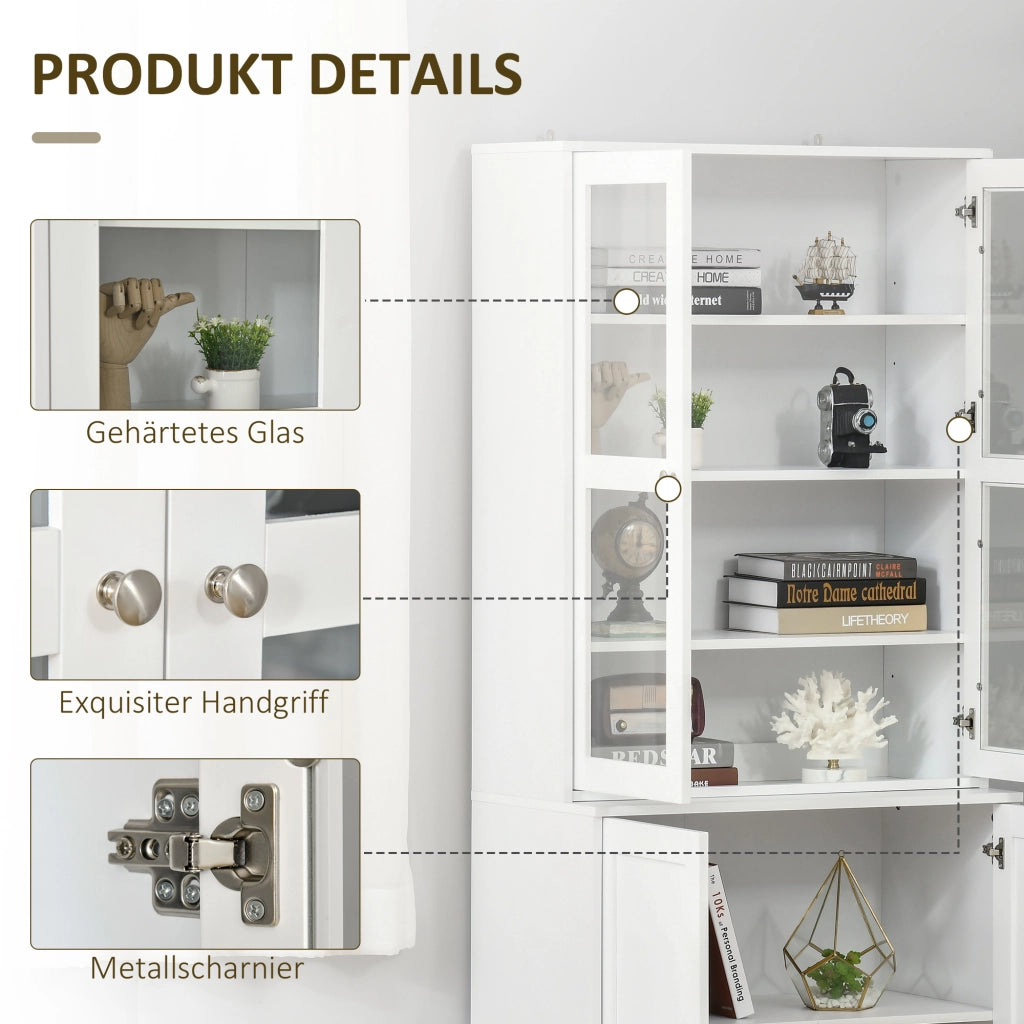Libreria Scaffale ¨C Minimal ¨C Bianco 76x40x178.5