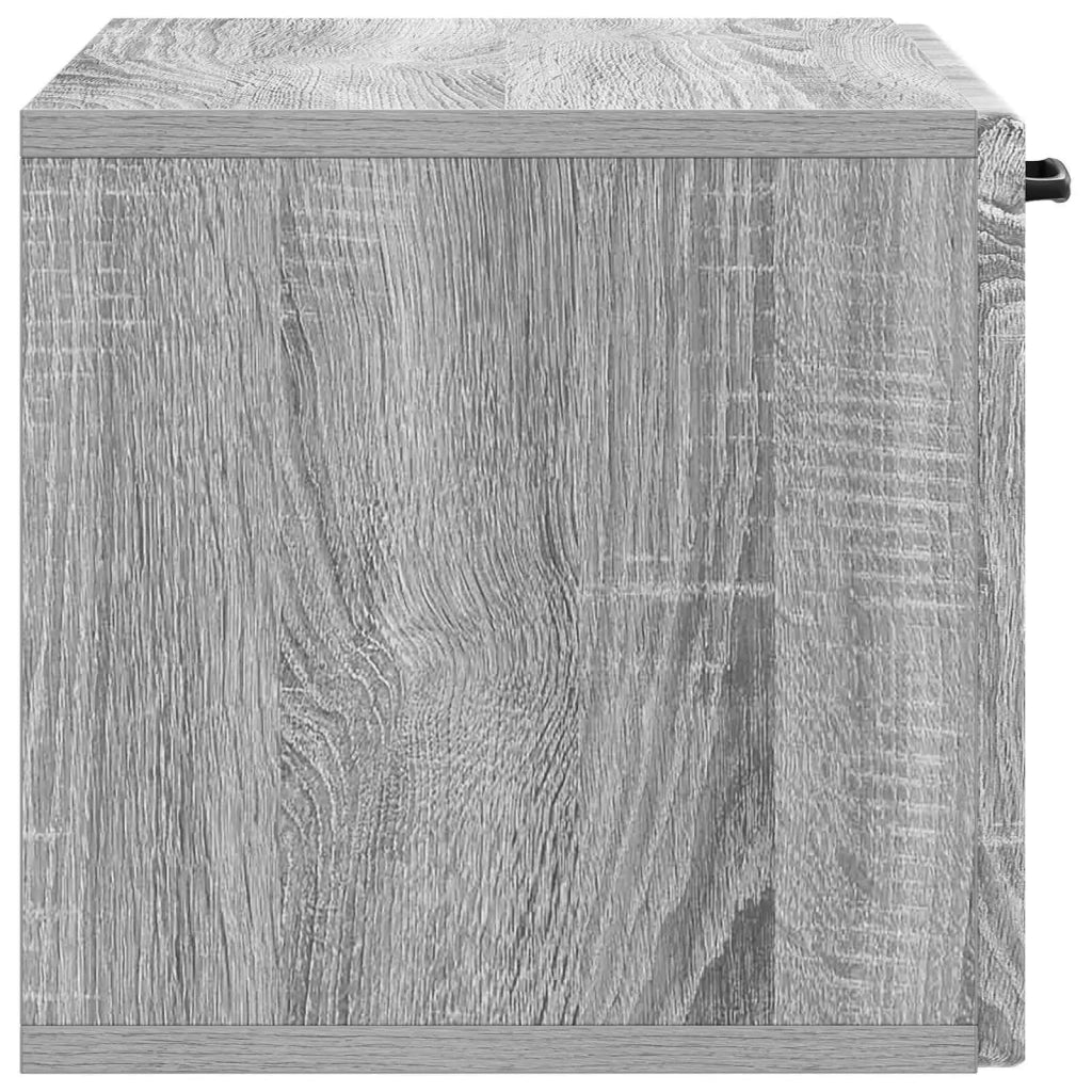 Mobile Porta TV da Muro-Credenza per TV sospesa Grigio Sonoma 59,5 x 31 x 30 cm 700075