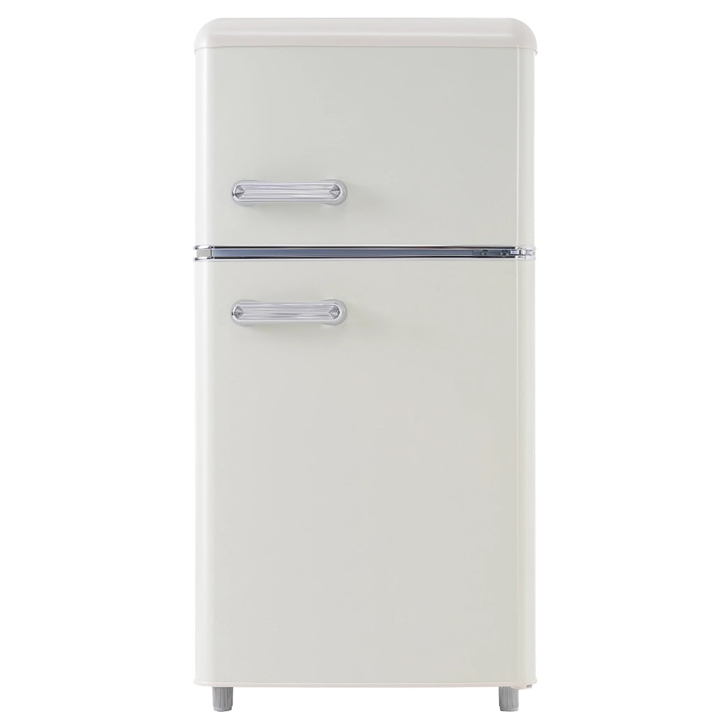 Frigorifero Retro con Congelatore ¨C MINIMAL ¨C 72 L, 21 L freezer, LED, Classe E