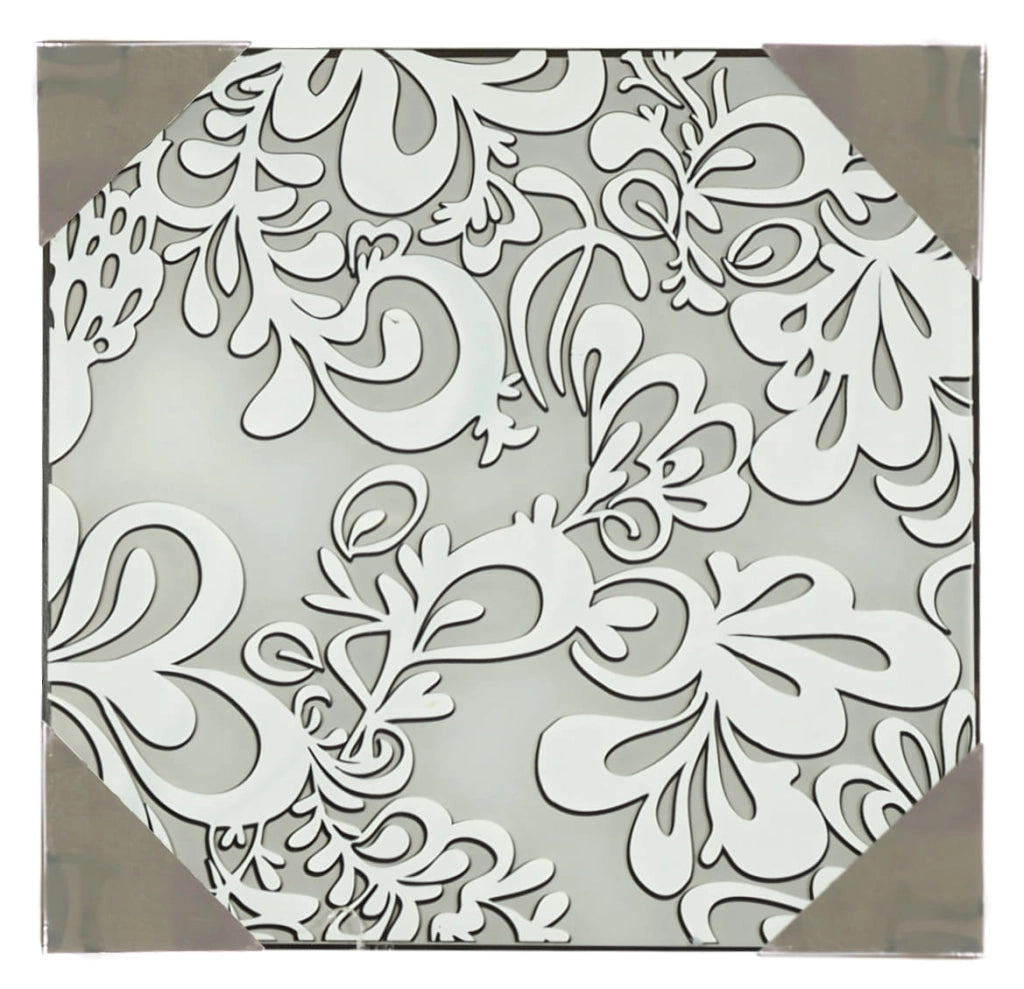 Plafoniera Candellux Cedra 10-05489 argento 40cm 3xE27