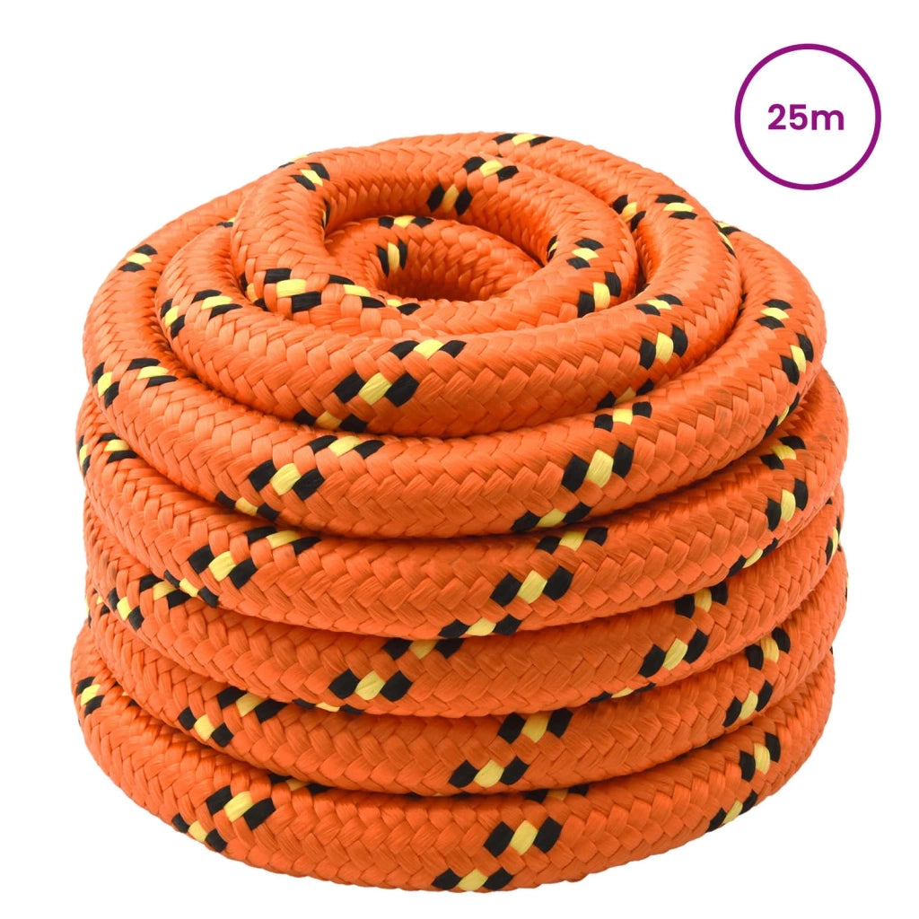 Corda | Fune da Barca 25 m 3 Arancione PP