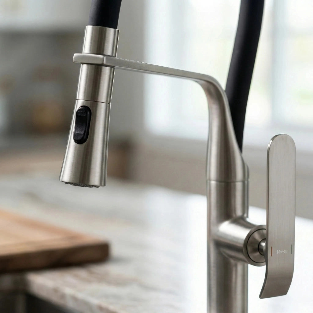 Rubinetto Da Cucina Rea Castor Brush Nickel
