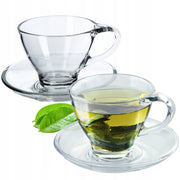 Set di 2 tazze e piattini da caffè/tè KADAX da 200 ml.