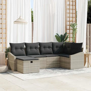 Set di divani con cuscino 6 pcs polyrattan 3360613