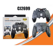 Trade Shop - Controller Di Gioco Per Cellulare Smartphone Impugnatura Flip A 6 Dita Cj2699 -