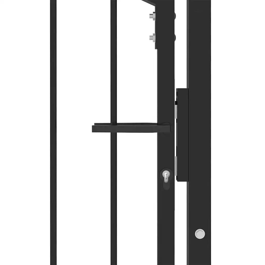 Cancello della recinzione con punte EMMEN 100 x 200 cm 146402