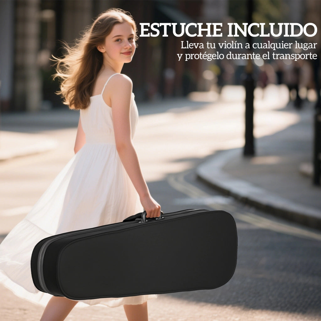 Violino 4/4 ¨C Minimal ¨C Nero con Custodia