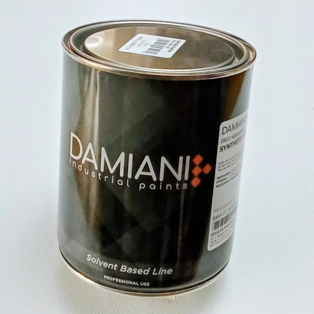 Damiani smalto 1kg base nitro sintetico tutti i ral 6000, brillantezza lucido, combinazione colore ral 6019 - verde
