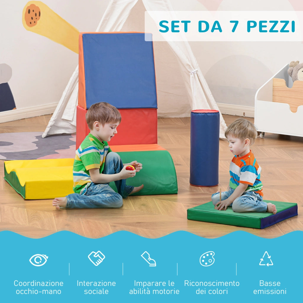 Blocchi di Costruzioni Morbide per Bambini ¨C Zephmum ¨C Multicolore