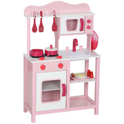 Cucina Giocattolo Bambini ¨C Minimal ¨C Rosa Legno