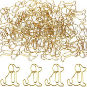 Paperclips in forma di Cane - 50 pezzi - Metallo