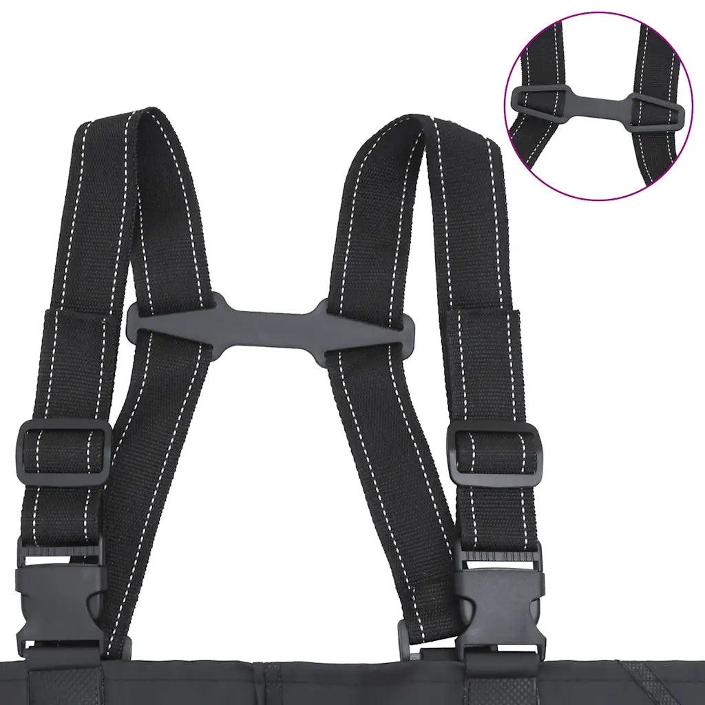 Wader con Stivali e Cintura Nero Taglia 40 4017001