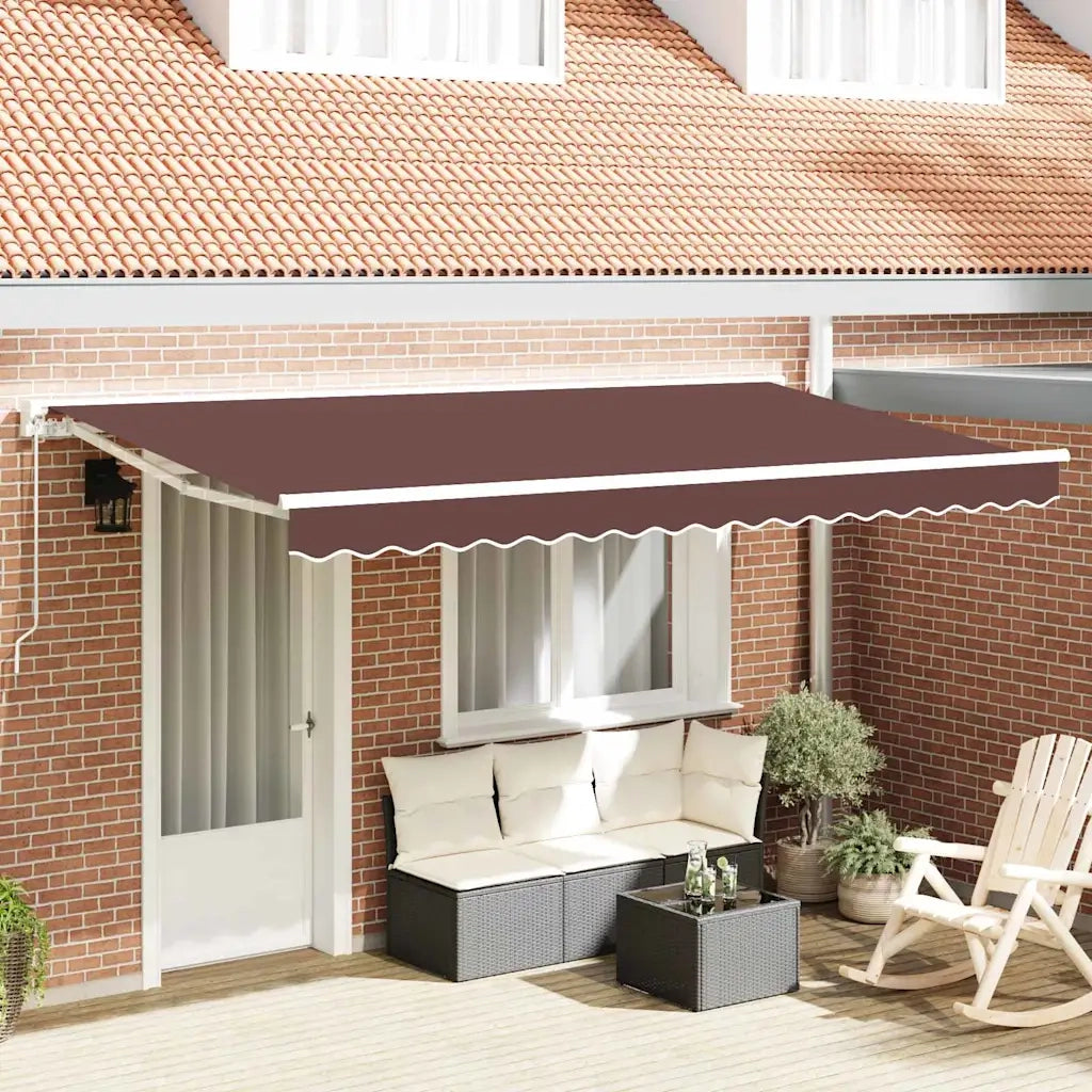 Struttura della tenda Marrone 400 x 200 cm 3329817