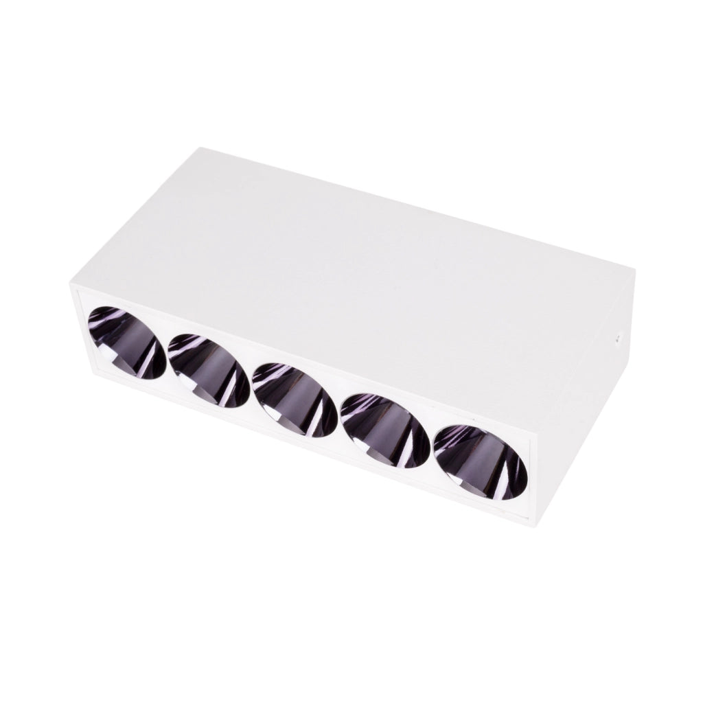 Plafoniera moderna bianca rettangolare LED 8W X-LINE Maxlight