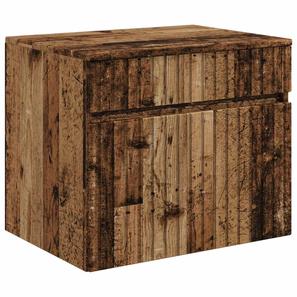 Set di mobili per il bagno Legno antico Legno ingegnerizzato 3404298
