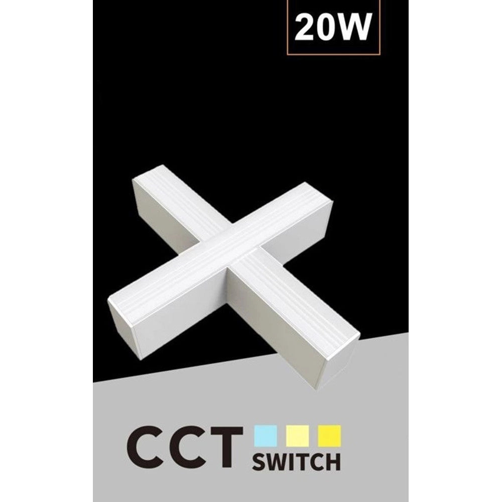 Trade Shop - Lampada Di Raccordo Connettore A X Per Lampadario 20w Luce Selezionabile Cct Ll57-x-b3c -
