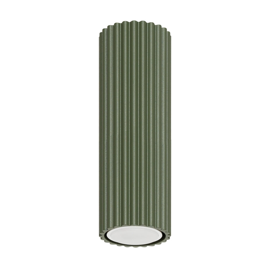 Lampada da soffitto KARBON 20 verde oliva
