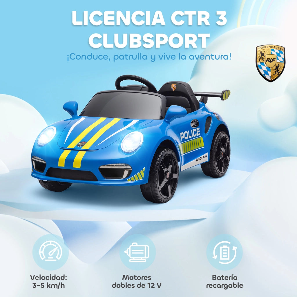 Coche Elettrico Bambini con Telecomando ¨C zephmum ¨C Blu