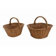 Cesto vimini europeo giovanni 1-2 ovale cm 50x34h21/39