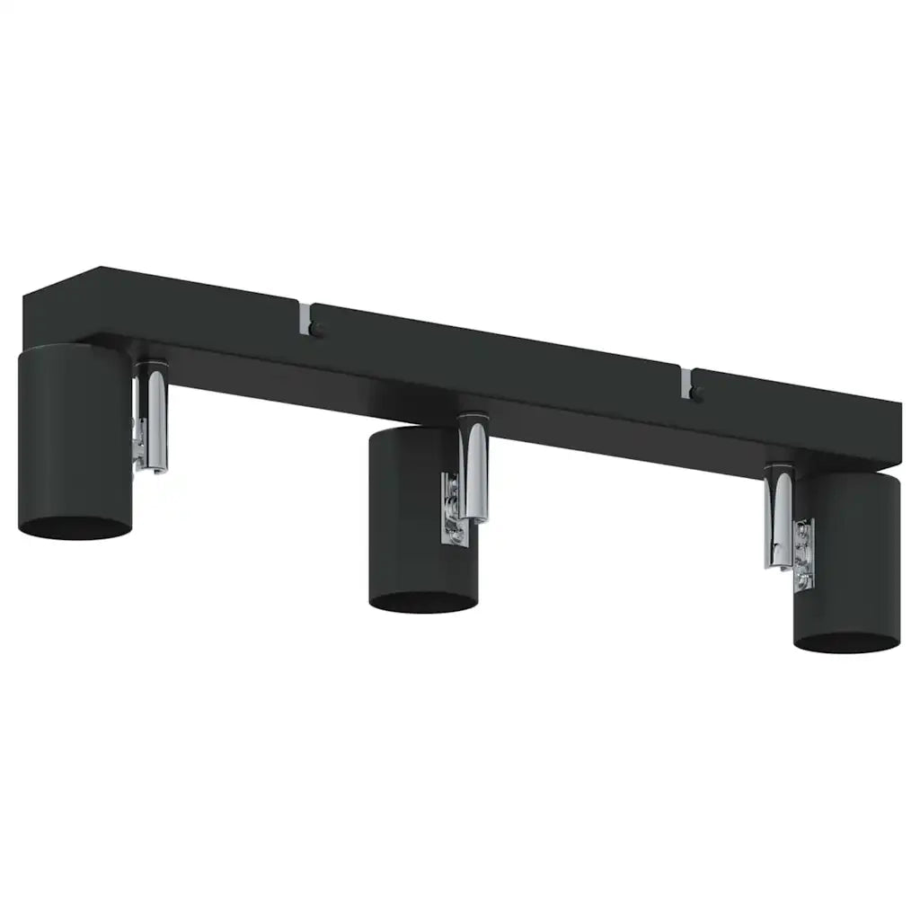 Faretto da soffitto Nero 38 x 6,5 x 11,5 cm Metallo 4108182