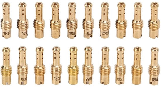 Set di sostituzione per carburatori a spruzzo - 20 pezzi - Costruzione metallica - Alta qualità - Adatto per carburatori VM/TM/TMX