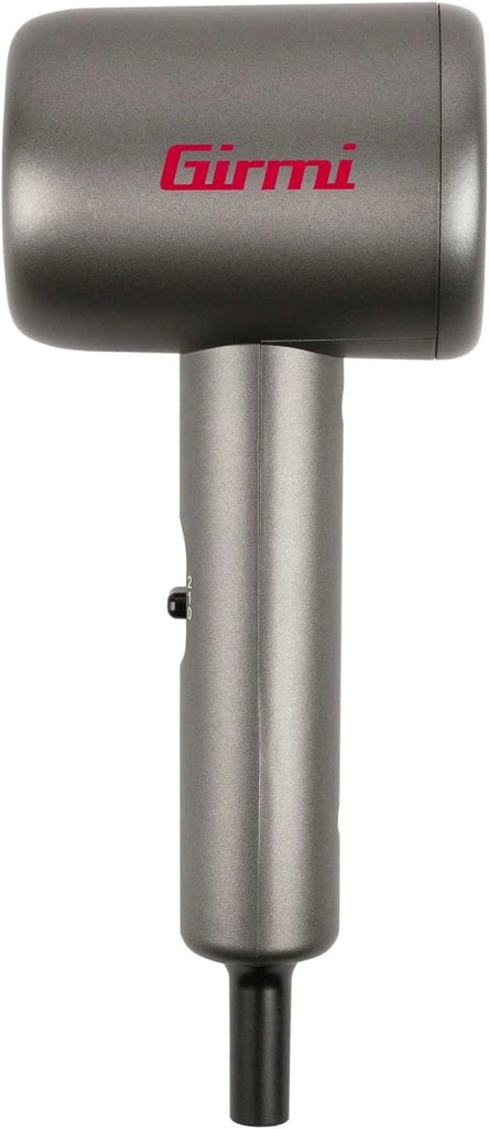 GIRMI PH04 ASCIUGACAPELLI DA VIAGGIO 1000 W 2 VELOCITÀ GRIGIO