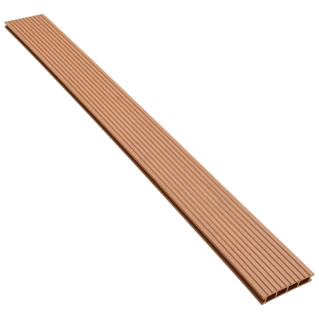 Pavimento da Deck 108 pcs Marrone WPC 3444703