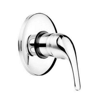 Set doccia a incasso cromo con braccio e soffione multi-getto in acciaio  Fast
