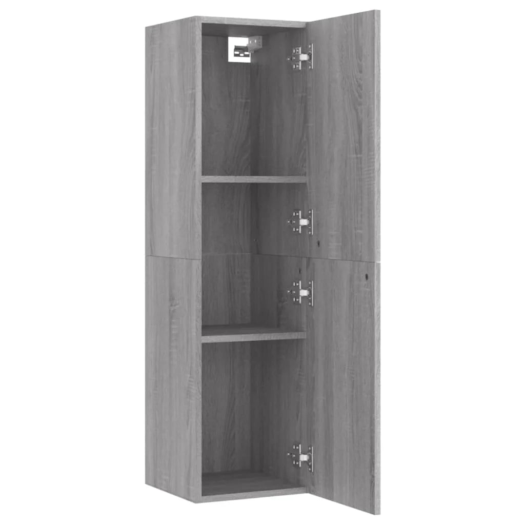 Mobile TV multimediale mensola TV credenza TV sala da pranzo soggiorno camera da letto a parete Sonoma 30,5 x 30 x 110 cm grigio 02_0028176