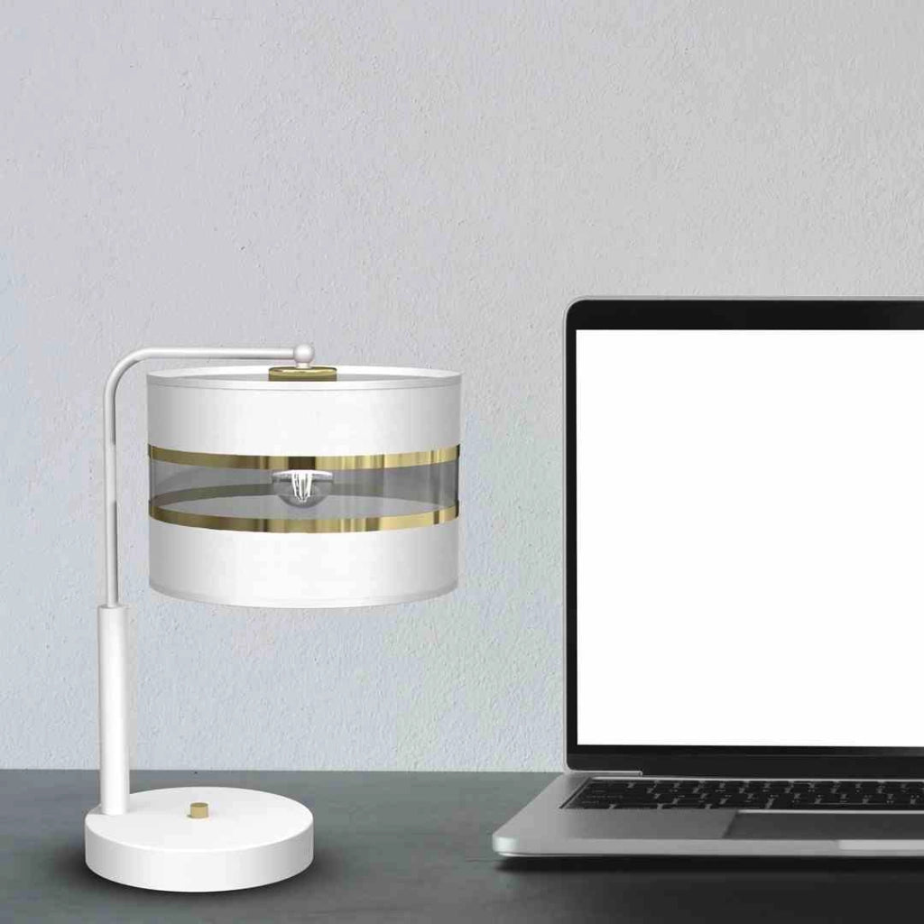 Lampada da tavolo Milagro ULTIMO MLP7354 bianca E27
