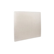 Testiera in tessuto bouclé beige chiaro liscio L160 cm