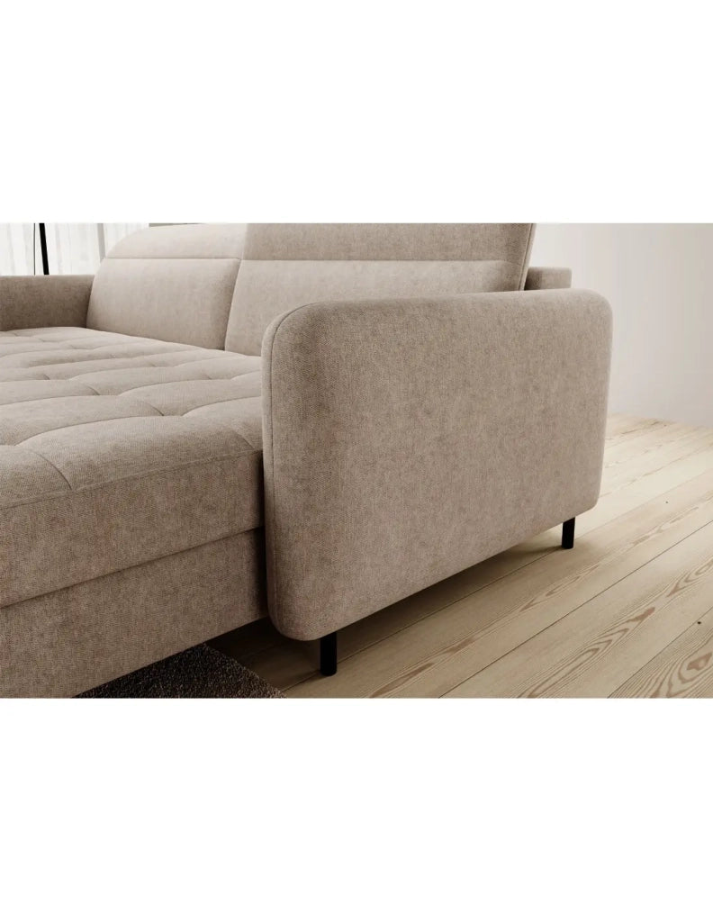 Divano ad angolo collezione GOUMSI colore Beige mélange