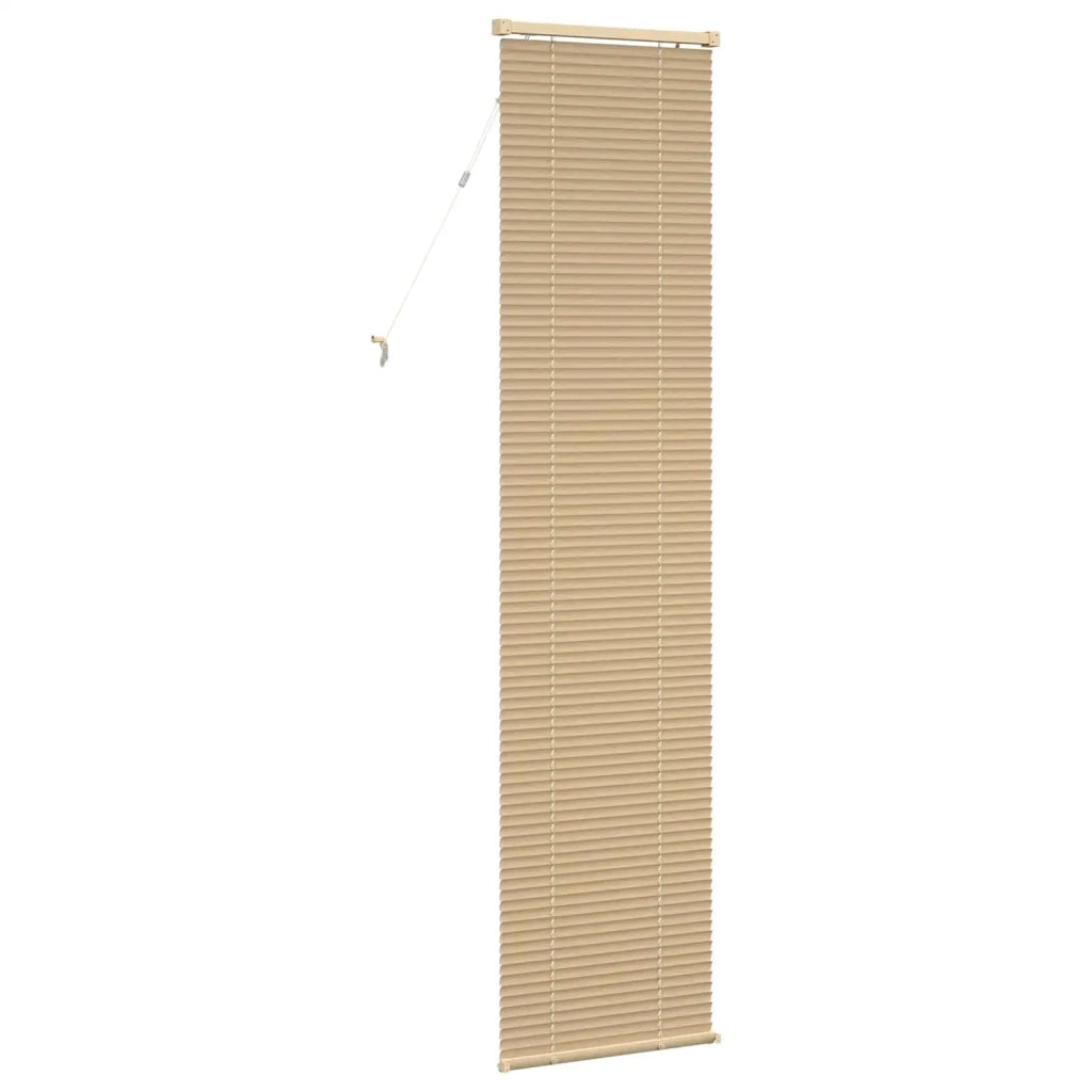 Tenda Veneziana | Tenda a lamelle Marrone Chiaro con Motivo 213 x 50 cm 25 mm PVC