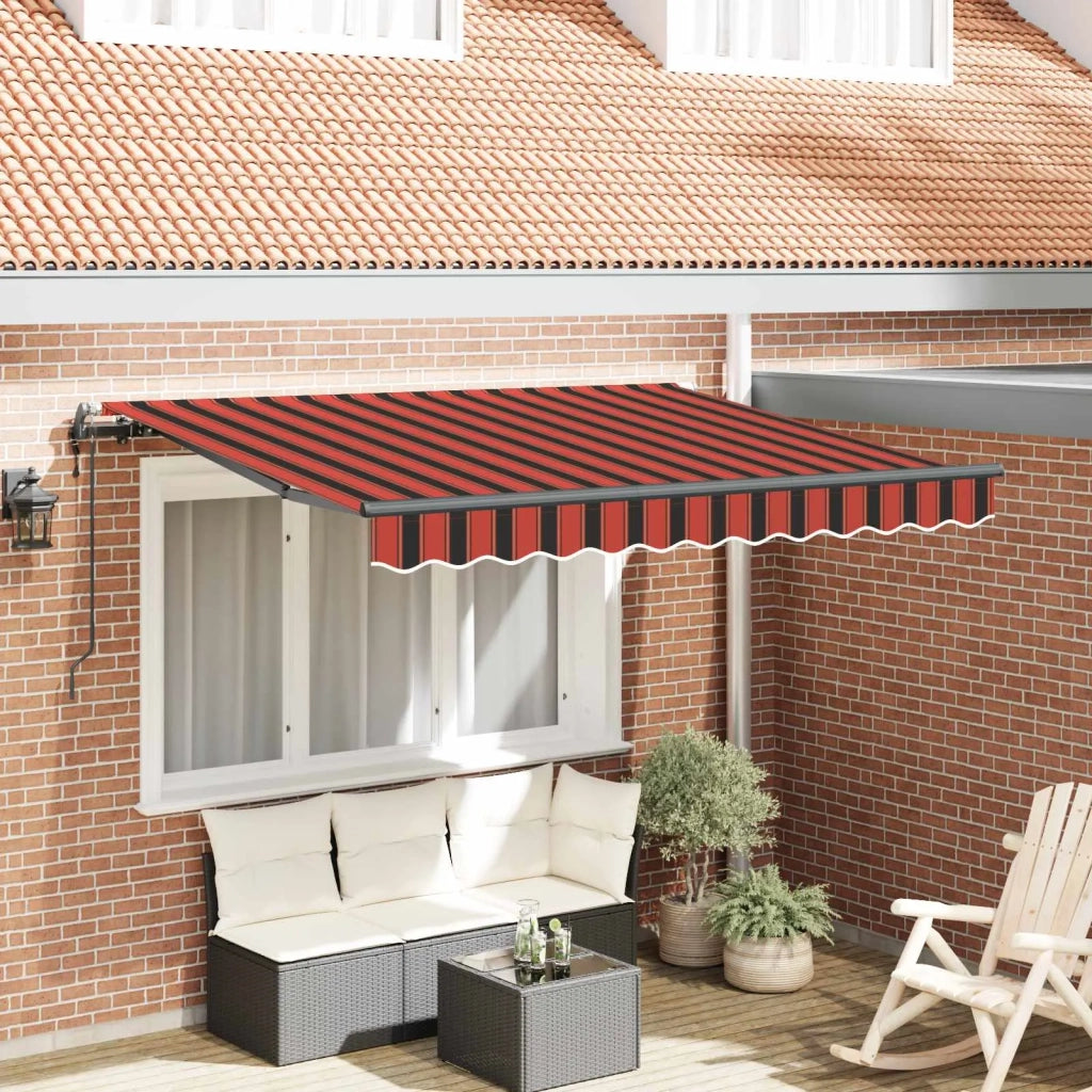 Tenda Retrattile Arancione 250 x 200 cm Tessuto 3329376