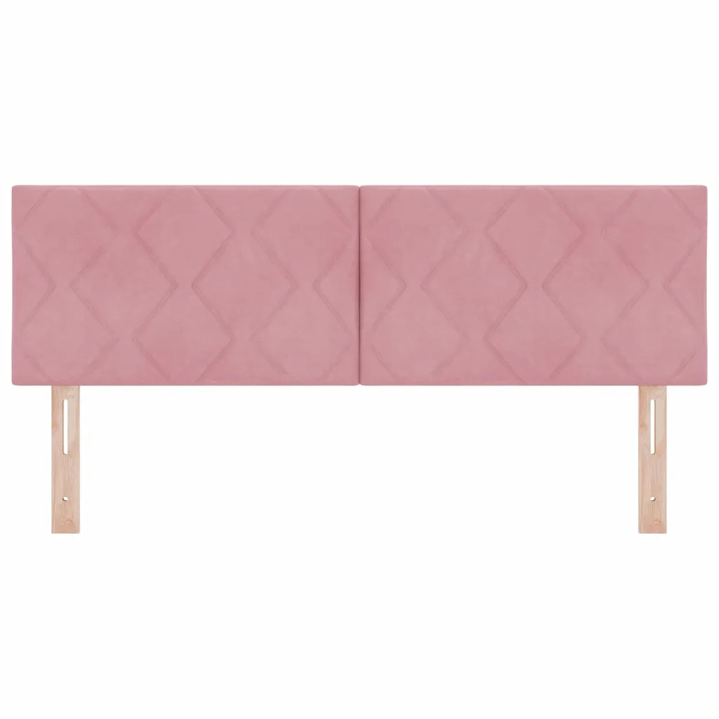 Testiera LED Rosa 160 cm Velluto 3338238