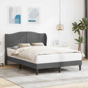 Struttura del letto-Giroletto Grigio Scuro 120 x 190 cm Velluto 408077
