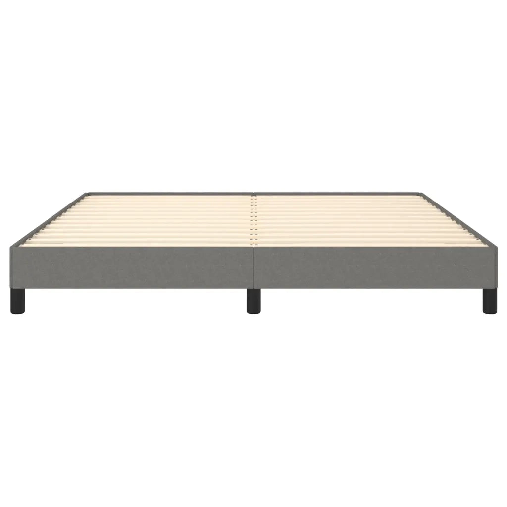 Giroletto senza Materasso Grigio Scuro 180x200 cm Tessuto 346737