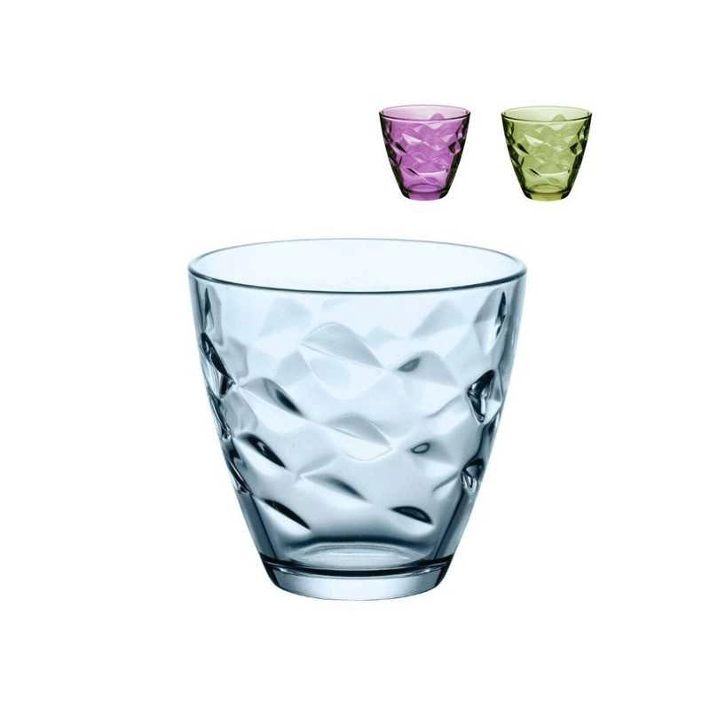Bicchiere Flora Acqua Verde cc 260 pz.6 Bormioli