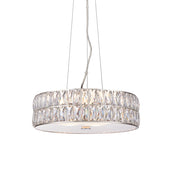 Lampada sospensione Verina Endon cristallo cromo LED 26W