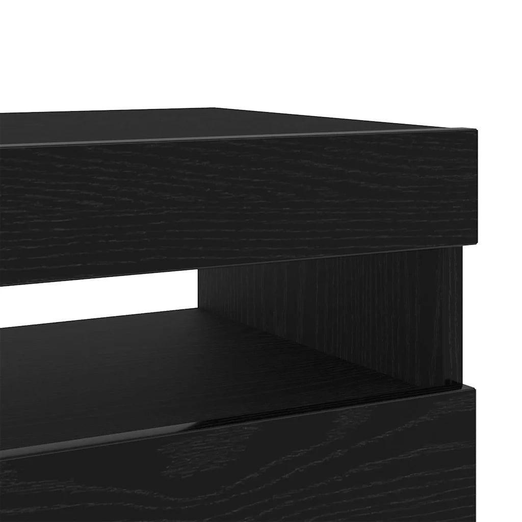 Mobile TV | Armadietto TV | Mobile Porta TV Rovere Nero 80 x 35 x 40 cm Legno multistrato