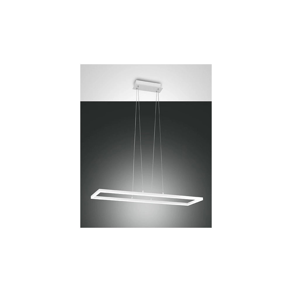 Plafoniera Bard a sospensione a led 52W Bianco 3394-45-102 Fabas Luce