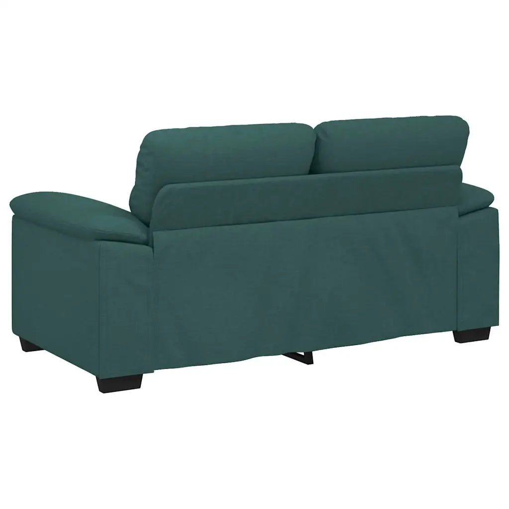 Divano a 2 Posti-Sofa 2 Posti Verde Scuro 120 cm in Tessuto 878982