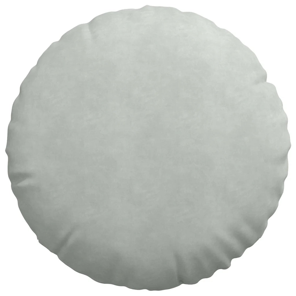 Cuscini per Seduta 2 pcs Grigio chiaro Ø 40 x 13 cm Velluto 42014248