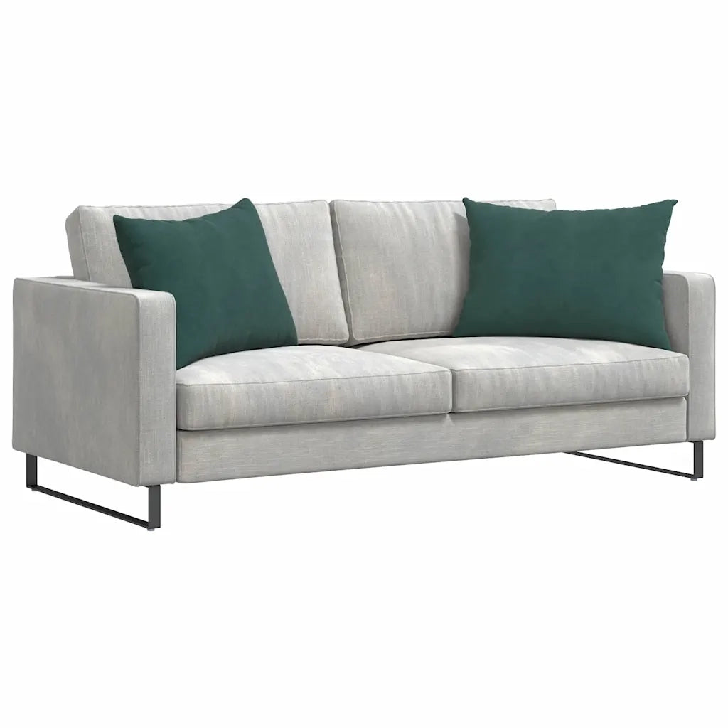 Cuscini da Divano 2 pcs Verde Scuro 70 x 50 cm Tessuto in Cords 42013758